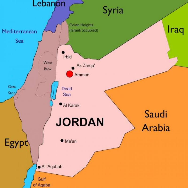 capital-of-jordan-map